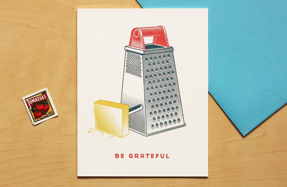 Image of "BE GRATEFUL" Card