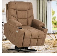 YITAHOME Electric Power Lift Recliner Chair for Elderly, Fabric Recliner Chair with Massage and Heat
