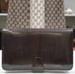 Image of Vtg. Gucci Brown Lizard Clutch/Shoulder bag
