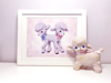 Lambs Conjoined Twins 8x10" Poster Print
