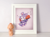 F*ck Around & Find Out Gun Bun 8x10" Gloss Poster Print