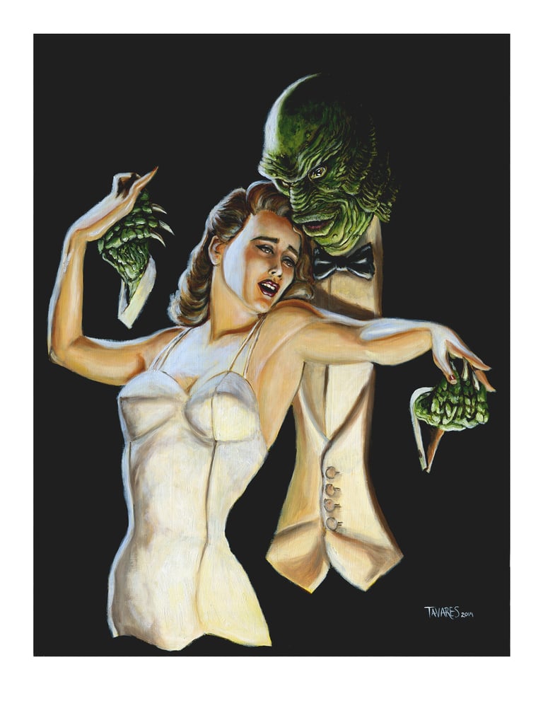 "Creature from the Black Tie Lagoon" Limited Edition Paper Print