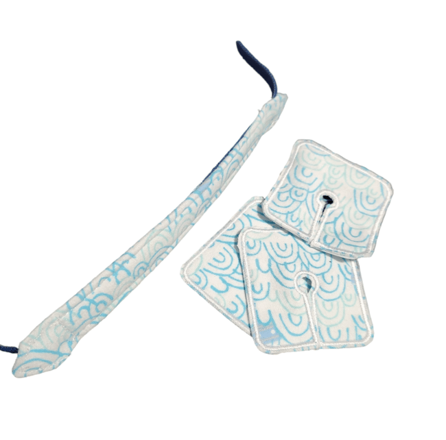 Tracheotomy ties and pads