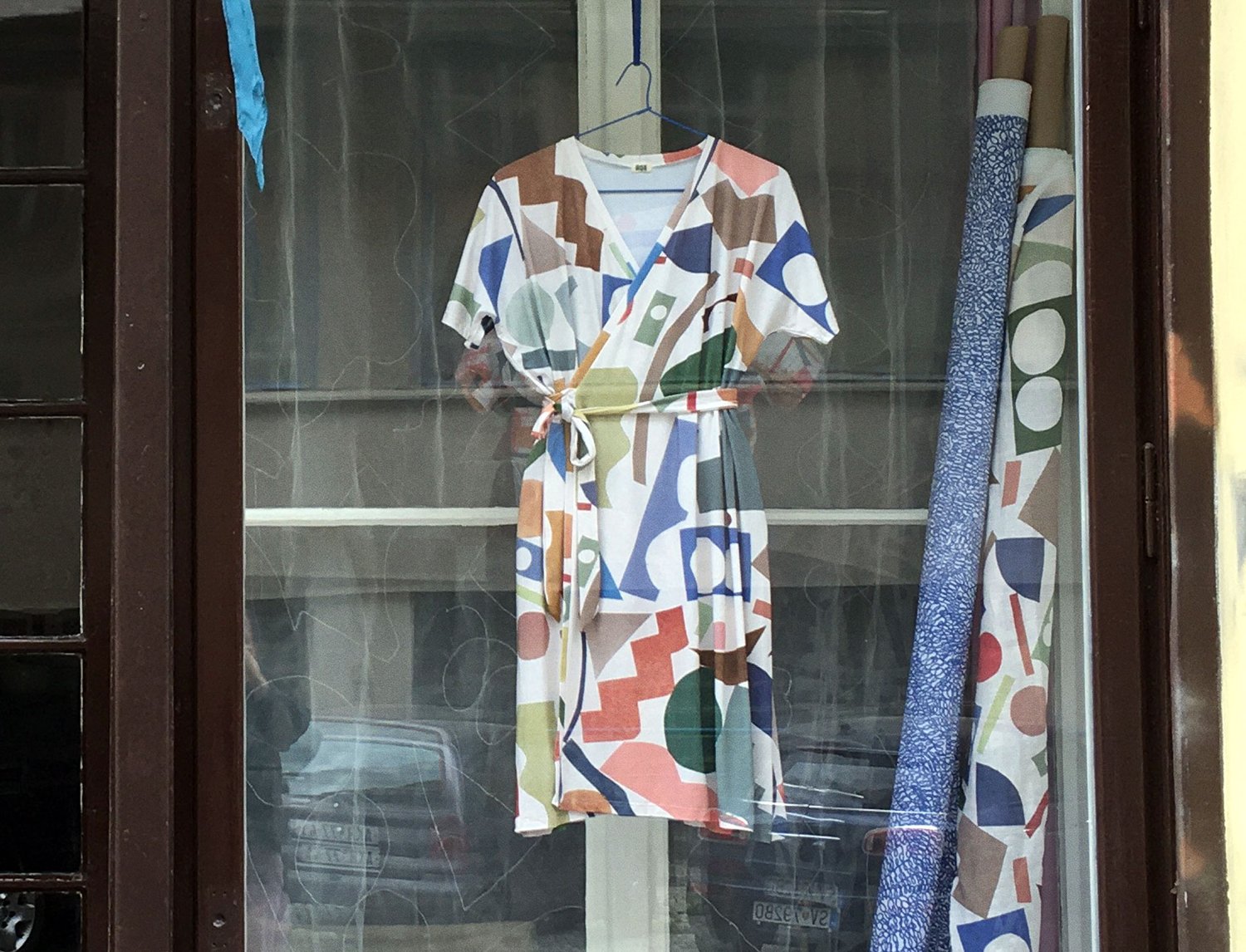 Image of CUT OUTS WRAP DRESS