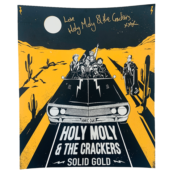 Image of Hand screen-printed 'On The Road Again'  Poster - SIGNED and PERSONALISED