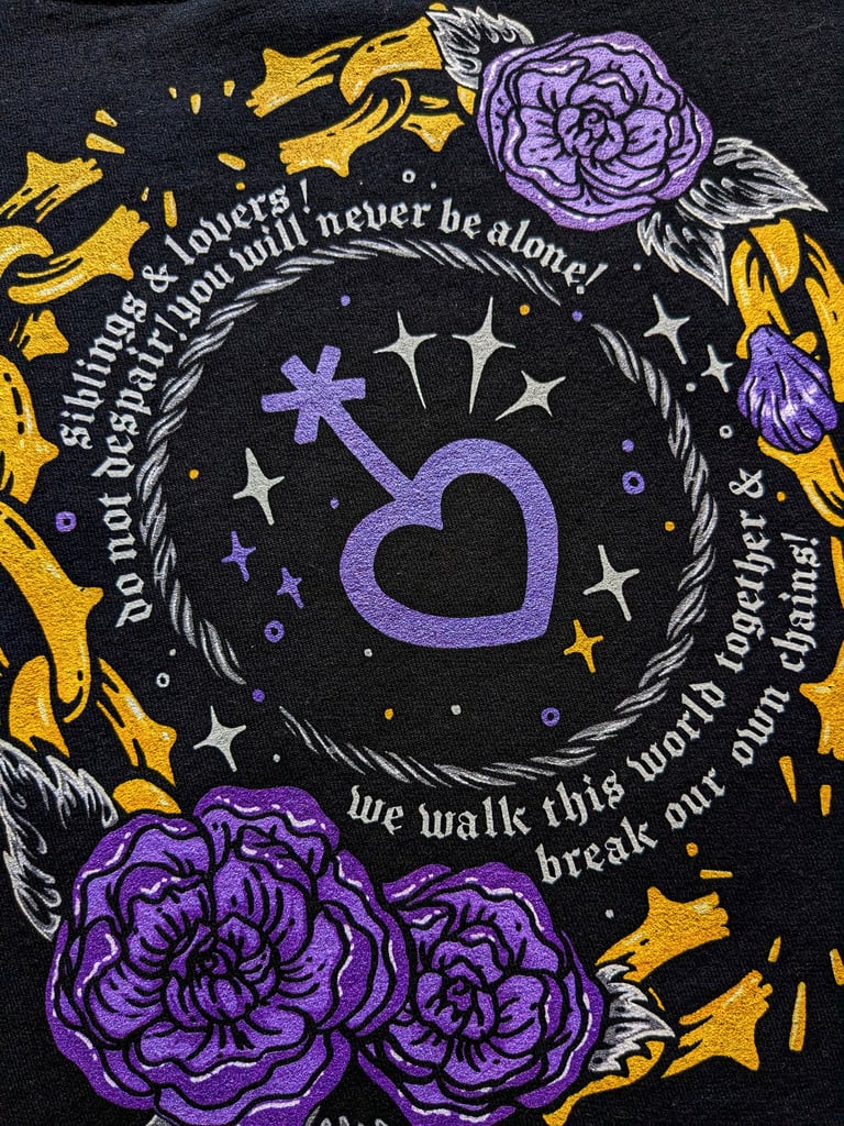 Nonbinary Solidarity Forever Embroidered Hoodie Image 3