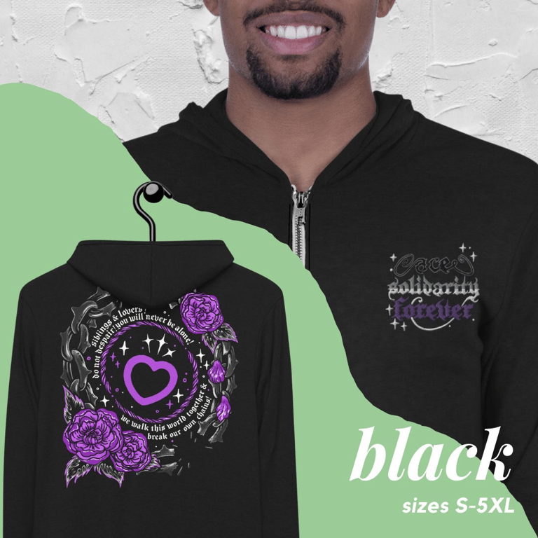 Ace Solidarity Forever Embroidered Hoodie  Image 4