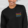 Pansexual Solidarity Forever Embroidered Unisex Sweatshirt