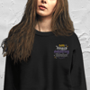 Non Binary Solidarity Forever Embroidered Unisex Sweatshirt