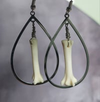 Image 2 of Fox Bone Earrings