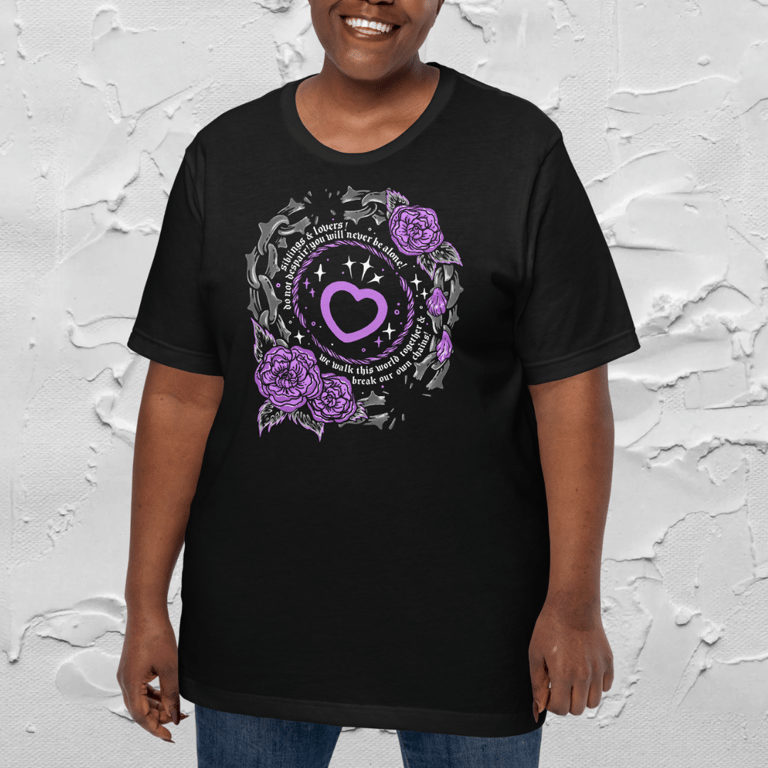 Asexual Siblings & Lovers Printed Tee