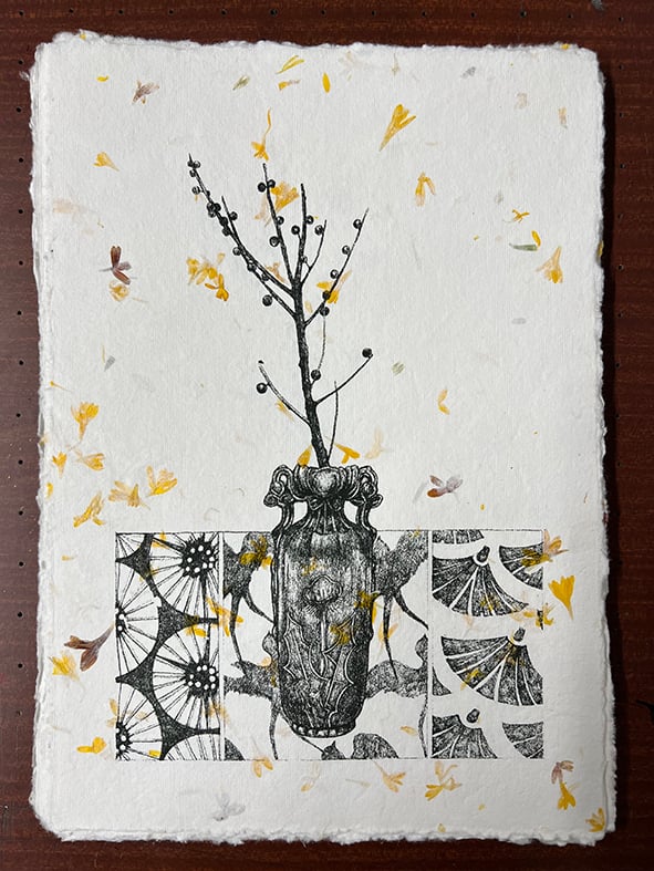 Image of SMALL FLOWER ARRANGEMENT #1 - THE LAST BRANCH