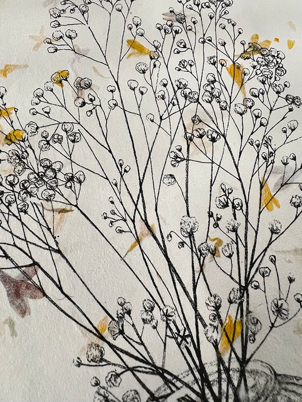 Image of SMALL FLOWER ARRANGEMENT #2 - GYPSOPHILA