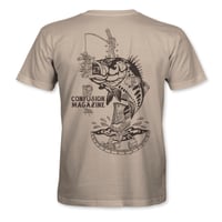 Image 1 of Confusion - "Bass Bite" t-shirt  [Sand]