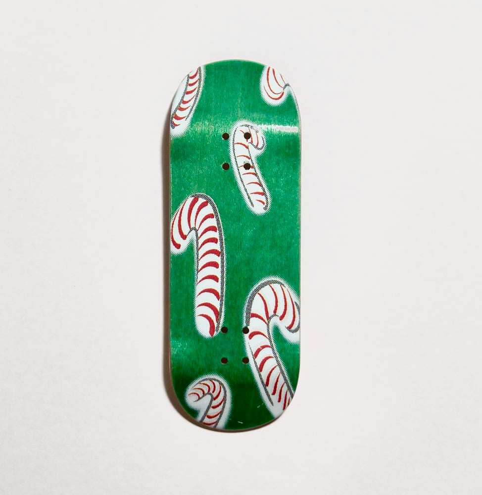 Image of Christmas candies green graphic
