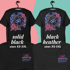 Bisexual Solidarity Forever Double Printed Tee Image 2