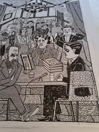 Image 2 of The Irish Novelists - original drawing