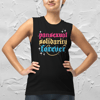 Pansexual Solidarity Forever Calligraphy Unisex Tank