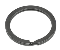 Flat Spilt Ring - Matte Black