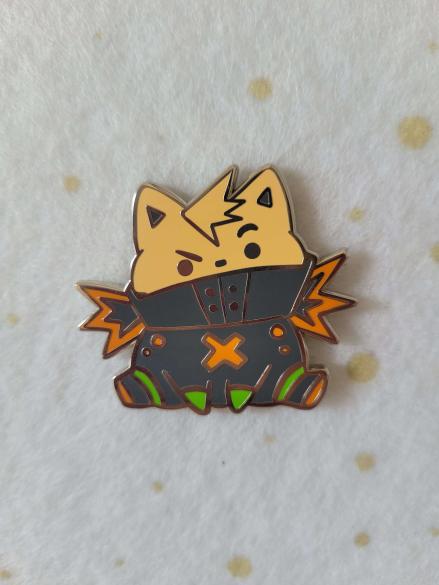 Image of 🌈 My Hero Academia kitty enamel pins