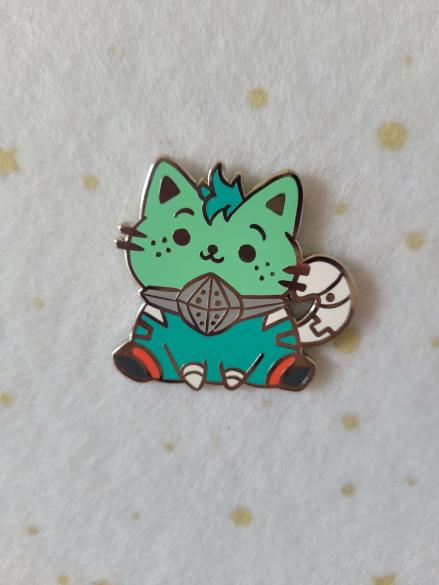 Image of 🌈 My Hero Academia kitty enamel pins