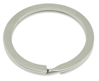 Flat Spilt Ring - Chrome Plated