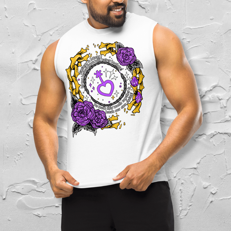 Nonbinary Siblings & Lovers Unisex Tank Image 2