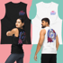 Bisexual Solidarity Forever Doubled Printed Unisex Tank Image 2