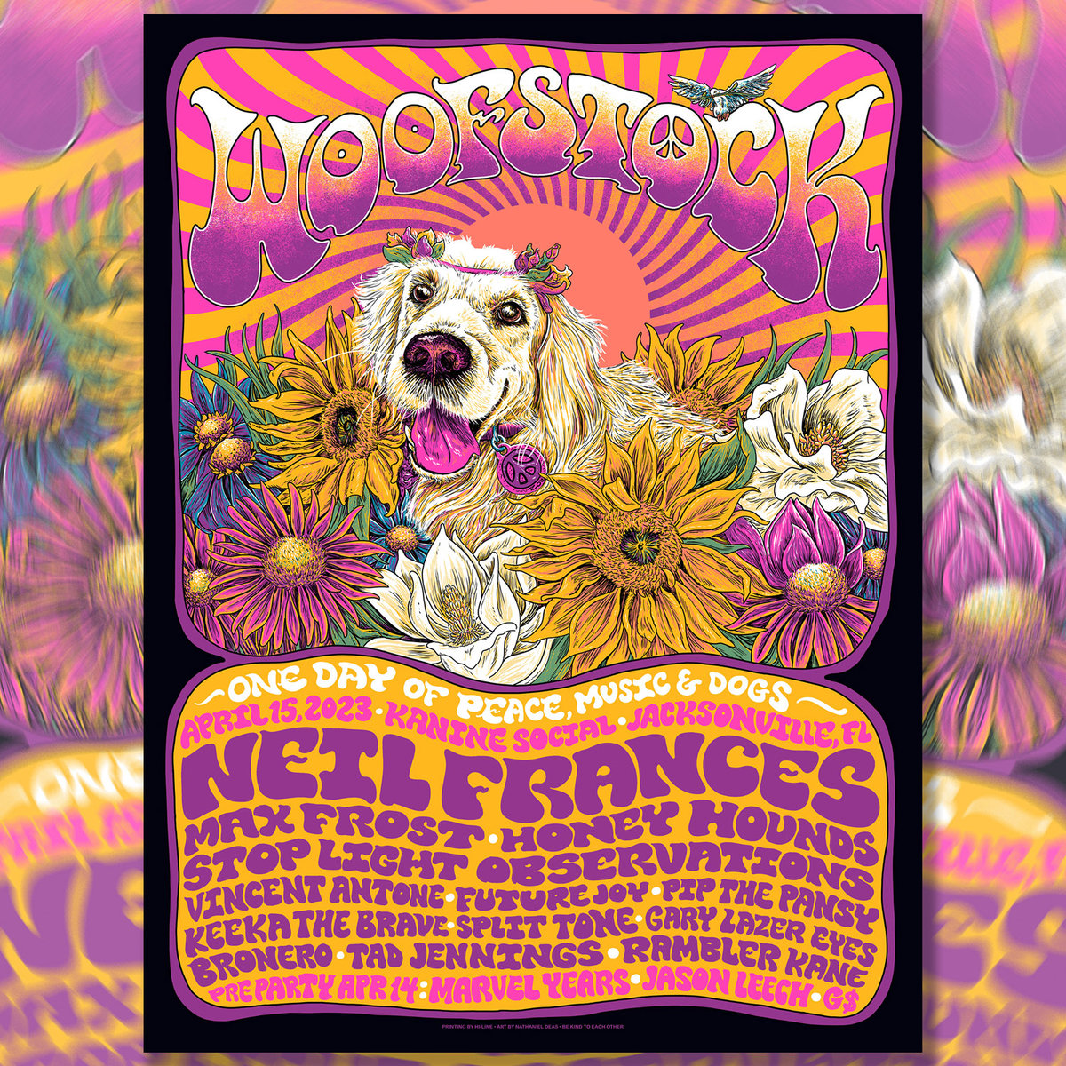 Woofstock 2023 bourbon sunday