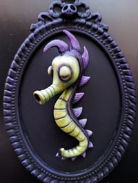 Image 2 of Seahorse green- purple 