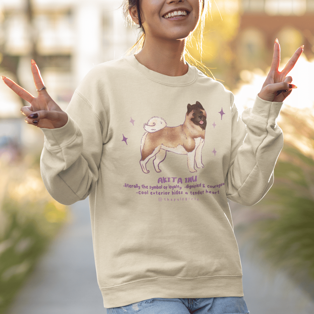 Image of LIGHT DOG LOVERS CREWNECK