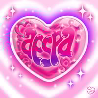 Image 1 of Aespa Heart Phone Grip