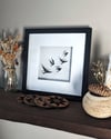 Flying Swallows Framed Picture