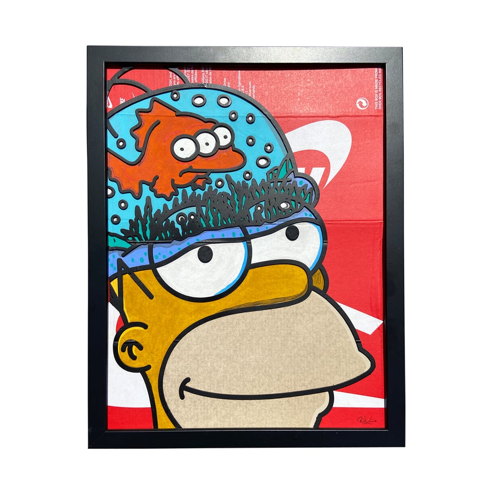 Image of “BLINKY IN THE BRAIN” ♻️ NIKE BOXES