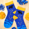 Cosmic Crow Socks