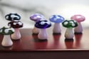 Tiny Borosilicate Glass Mushroom