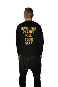Image 2 of x SAVE THE PLANET KILL YOURSELF x  SWEATER  