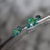 Mama and Baby Turtle Glass Drinking Straws
