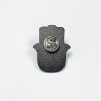 Image 2 of Hamsa Hand Evil Eye Pin