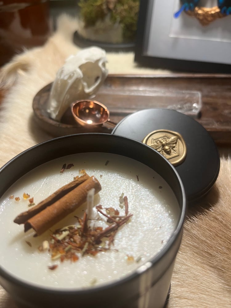 Image of Organic Cinnamon Essential Oil Coconut Wax Candles