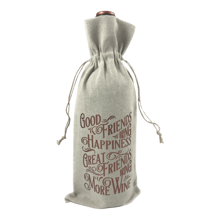 Wine Gift Bag - Great Friends Bring More Wine
