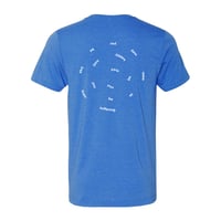 Image 2 of Recovery Dharma Heather Columbia Blue Metta T-shirt