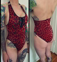 Image 1 of Bodysuit with laced up front