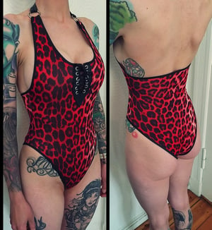 Image of Bodysuit with laced up front