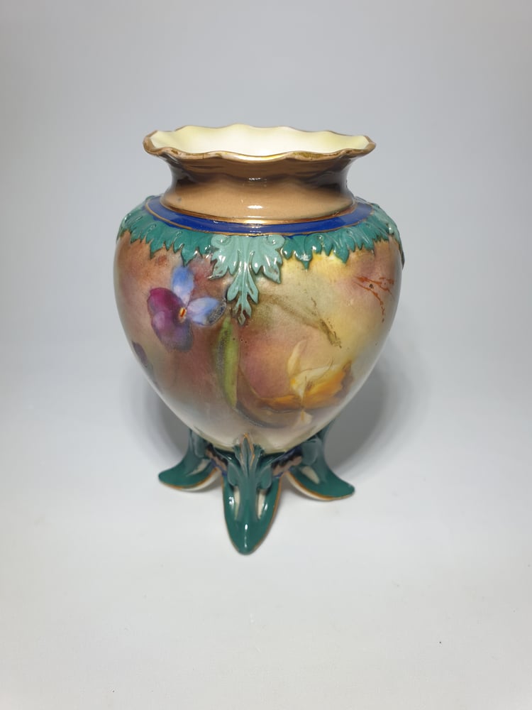 Image of Royal Worcester Splayed Foot Vase