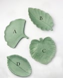 Concrete Leaf Trinket Trays