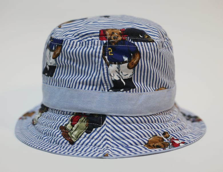 Image of Teddy Bear Denim Bucket Hat
