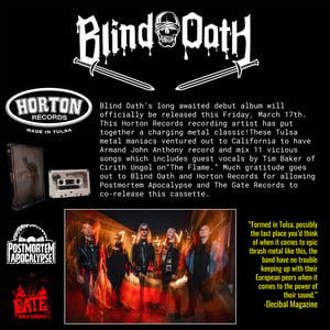 Image of Blind Oath s/t CS /// PA-1038