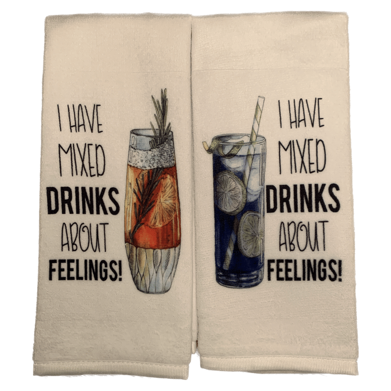 Towel Set - I Have Mixed Drinks About Feelings