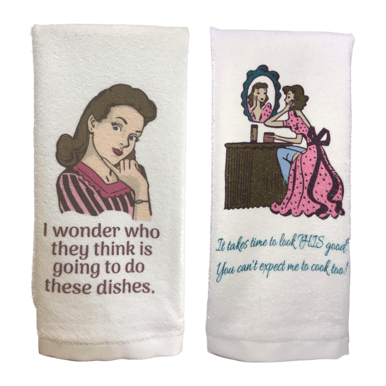 Towel Set - Retro Cartoons